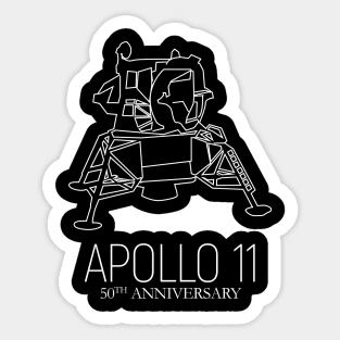 Apollo 11 50th Anniversary Sticker